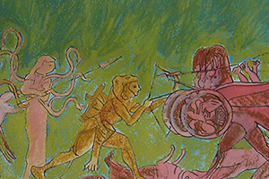 Tekening van Guus de Bakker