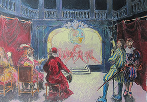 Tekening van Guus de Bakker