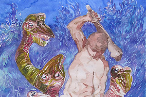 Tekening van Guus de Bakker